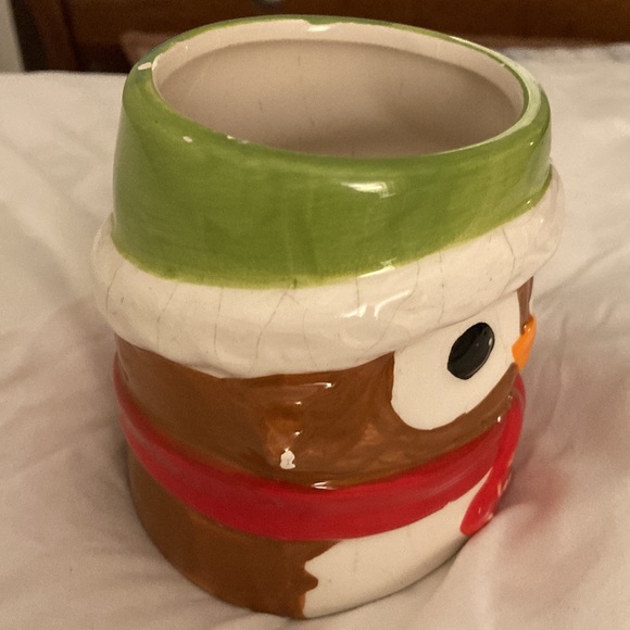 Extra large owl ceramic Christmas mug - Picture 3 of 6